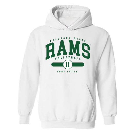Colorado State - NCAA Women's Volleyball : Abby Little - Hooded Sweatshirt-0