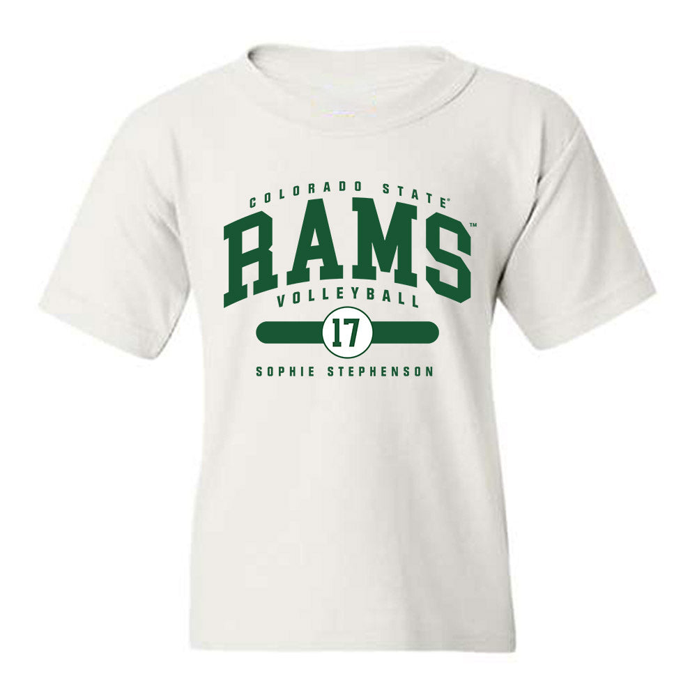 Colorado State - NCAA Women's Volleyball : Sophie Stephenson - Youth T-Shirt-0