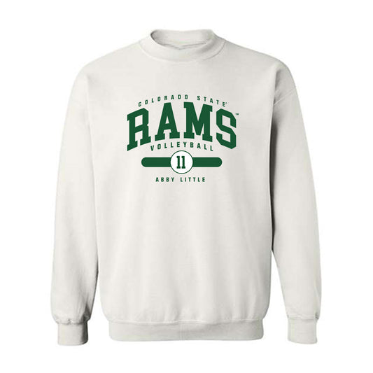 Colorado State - NCAA Women's Volleyball : Abby Little - Crewneck Sweatshirt-0