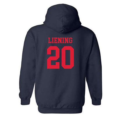 Dayton - NCAA Women's Volleyball : Ava Liening - Classic Shersey Hooded Sweatshirt-1
