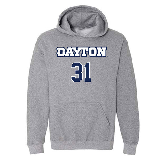 Dayton - NCAA Women's Volleyball : Lillian Barry - Replica Shersey Hooded Sweatshirt-0