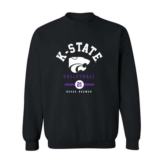 Kansas State - NCAA Women's Volleyball : Reese Resmer - Classic Fashion Shersey Crewneck Sweatshirt-0