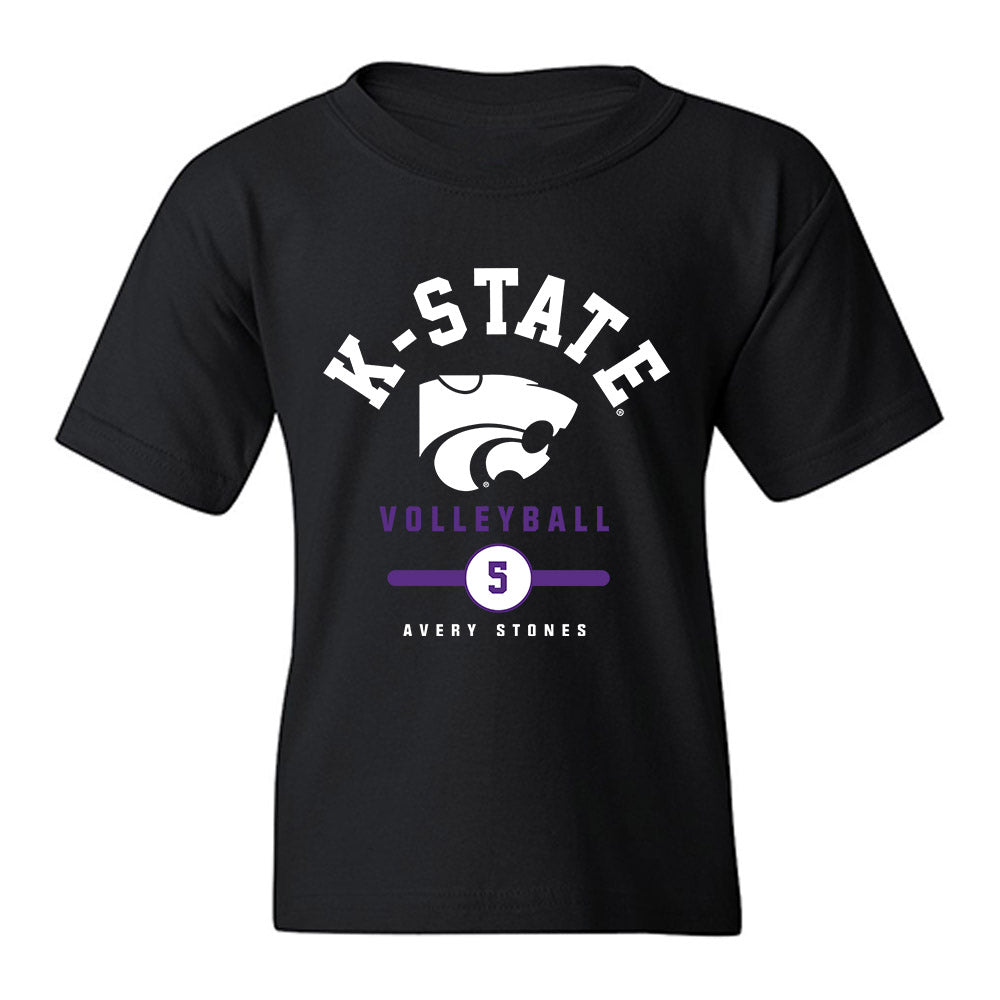 Kansas State - NCAA Women's Volleyball : Avery Stones - Classic Fashion Shersey Youth T-Shirt-0