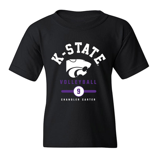 Kansas State - NCAA Women's Volleyball : Chandler Carter - Classic Fashion Shersey Youth T-Shirt-0