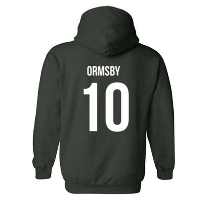 Michigan State - NCAA Women's Volleyball : Leela Ormsby - Replica Shersey Hooded Sweatshirt-1