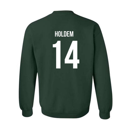 Michigan State - NCAA Women's Volleyball : Taylah Holdem - Replica Shersey Crewneck Sweatshirt-1