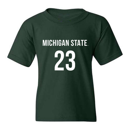 Michigan State - NCAA Women's Volleyball : Cameron Berger - Replica Shersey Youth T-Shirt-0