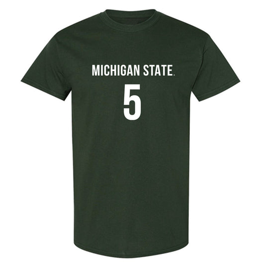 Michigan State - NCAA Women's Volleyball : Makya Clayton - Replica Shersey T-Shirt-0