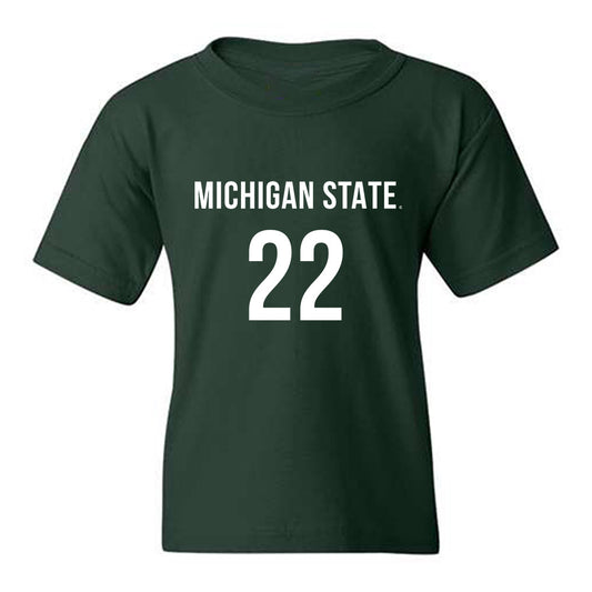 Michigan State - NCAA Women's Volleyball : Carmen Waye - Replica Shersey Youth T-Shirt-0