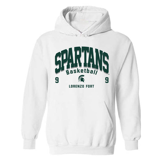 Michigan State - NCAA Men's Basketball : Lorenzo Fort - Classic Fashion Shersey Hooded Sweatshirt-0