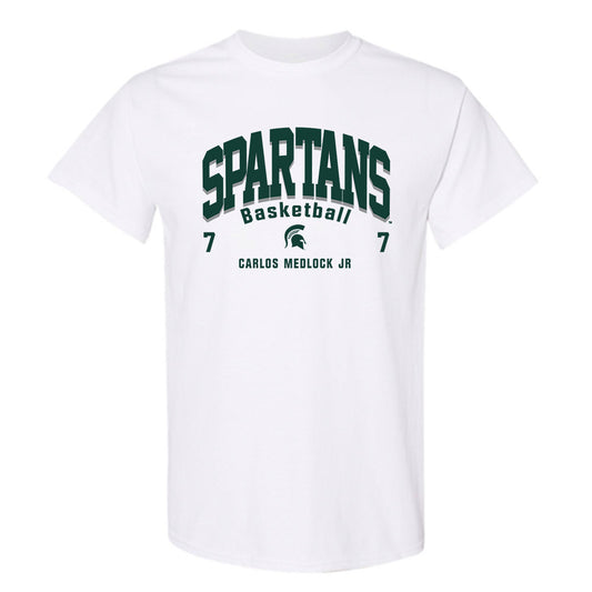 Michigan State - NCAA Men's Basketball : Carlos Medlock jr - Classic Fashion Shersey T-Shirt-0