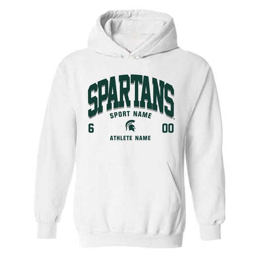 Michigan State - NCAA Men's Ice Hockey : Cole Ward - Classic Fashion Shersey Hooded Sweatshirt-0