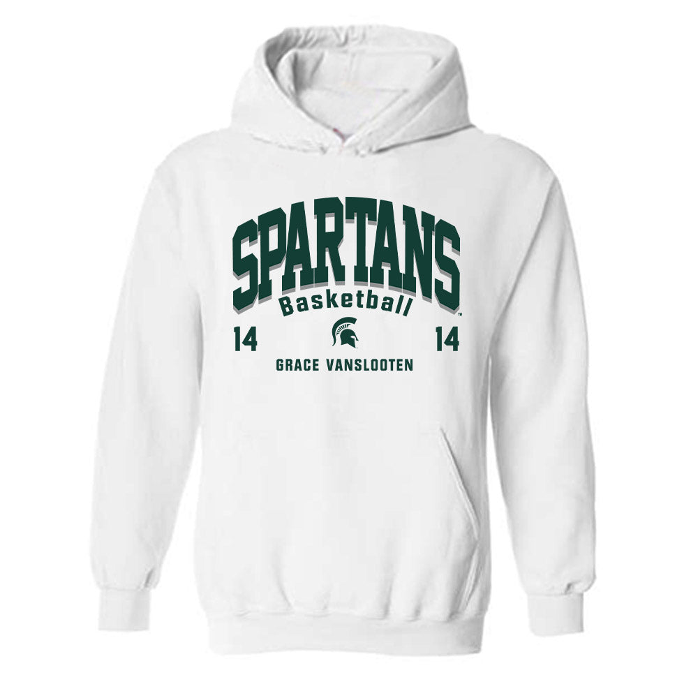 Michigan State - NCAA Women's Basketball : Grace VanSlooten - Hooded Sweatshirt