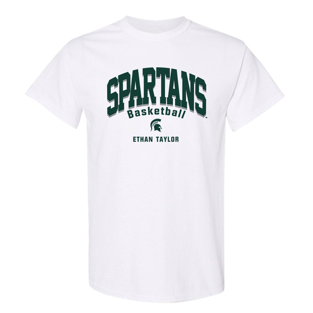 Michigan State - NCAA Men's Basketball : Ethan Taylor - Classic Fashion Shersey T-Shirt-0