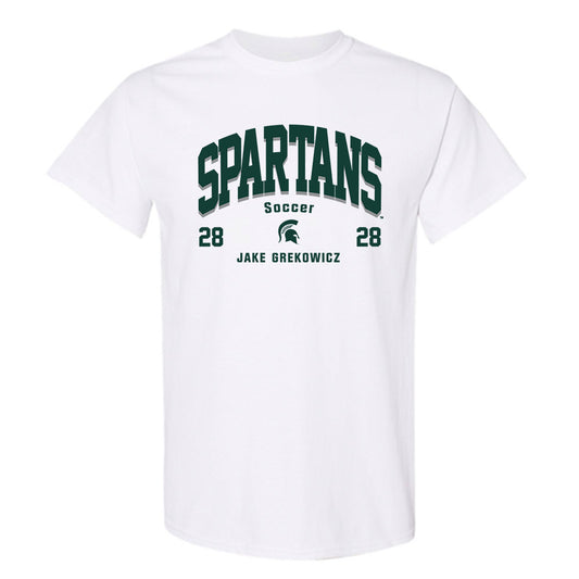Michigan State - NCAA Men's Soccer : Jake Grekowicz - Classic Fashion Shersey T-Shirt-0