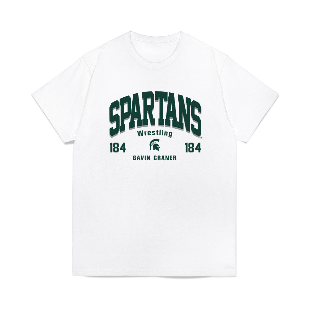 Michigan State - NCAA Wrestling : Gavin Craner - Classic Fashion Shersey T-Shirt-0