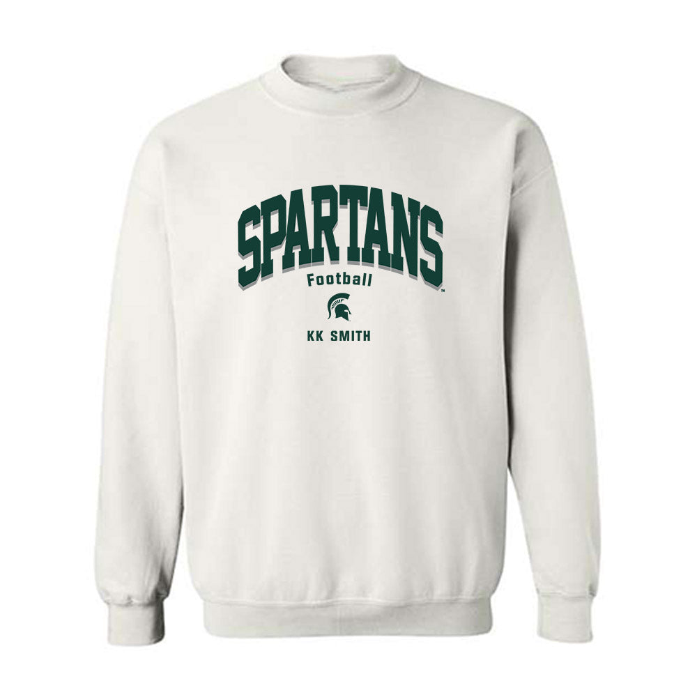 Michigan State - NCAA Football : KK Smith - Classic Fashion Shersey Crewneck Sweatshirt-0