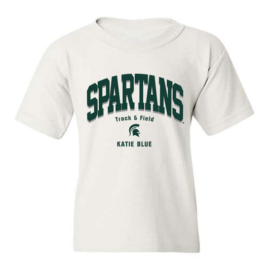 Michigan State - NCAA Women's Track & Field : Katie Blue - Classic Fashion Shersey Youth T-Shirt-0