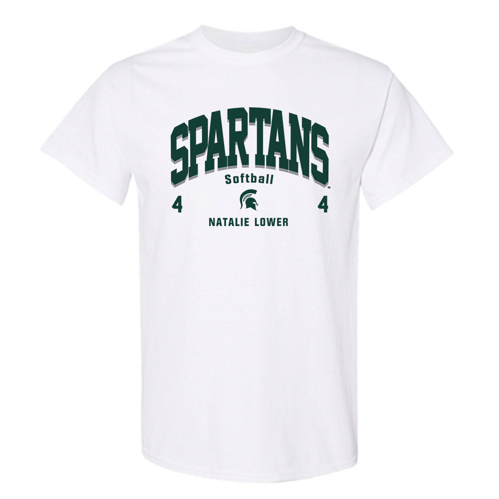 Michigan State - NCAA Softball : Natalie Lower - Classic Fashion Shersey T-Shirt-0
