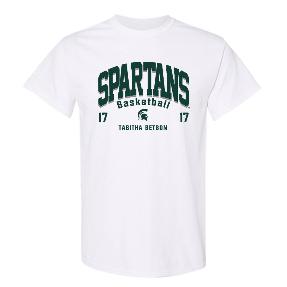 Michigan State - NCAA Women's Basketball : Tabitha Betson - Classic Fashion Shersey T-Shirt-0