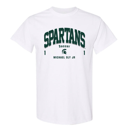 Michigan State - NCAA Men's Soccer : Michael Sly Jr - T-Shirt