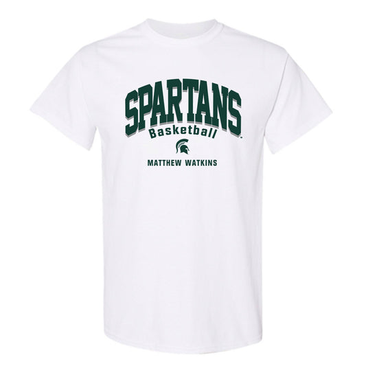Michigan State - NCAA Men's Basketball : Matthew Watkins - Classic Fashion Shersey T-Shirt-0