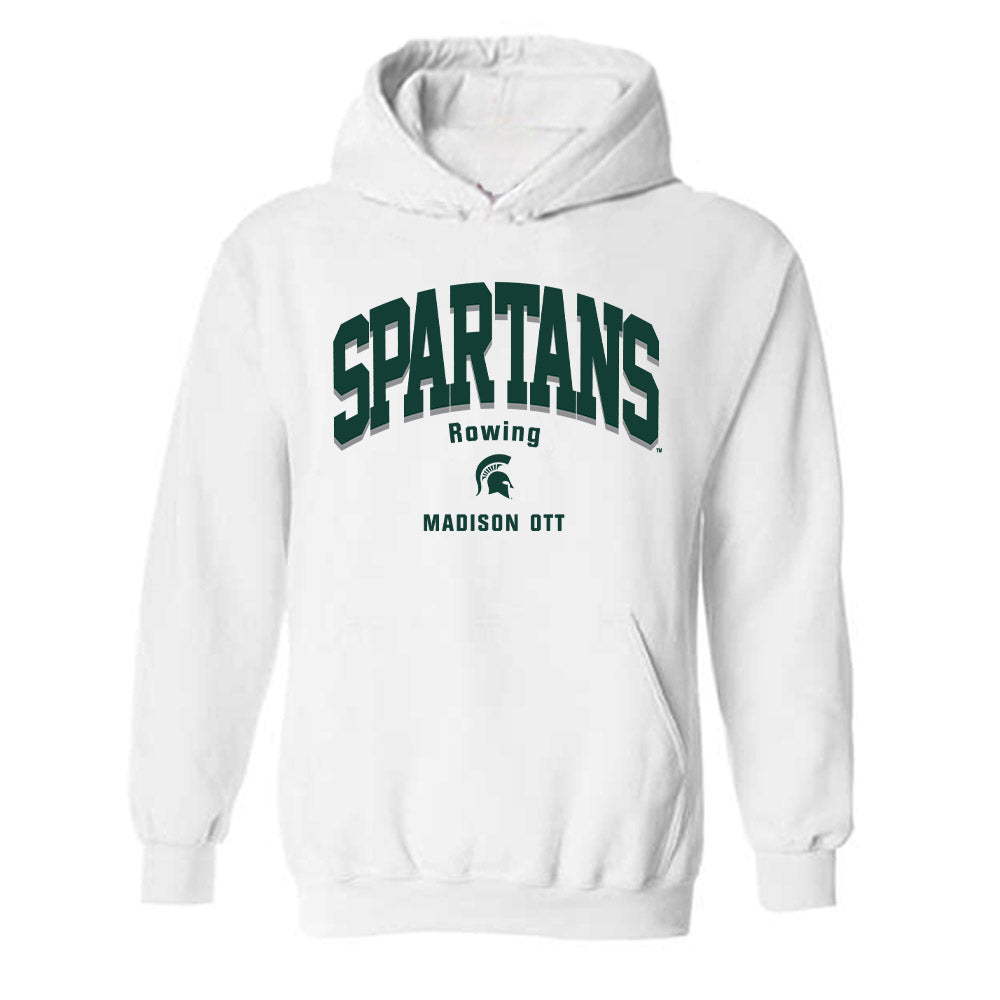 Michigan State - NCAA Women's Rowing : Madison Ott - Classic Fashion Shersey Hooded Sweatshirt-0