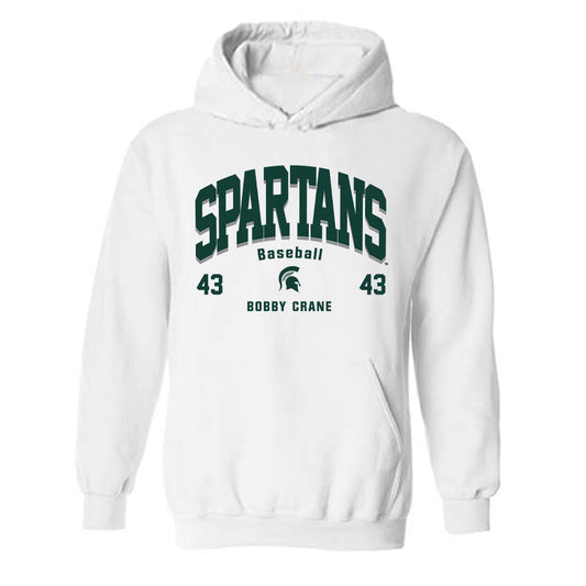 Michigan State - NCAA Baseball : Bobby Crane - Classic Fashion Shersey Hooded Sweatshirt-0