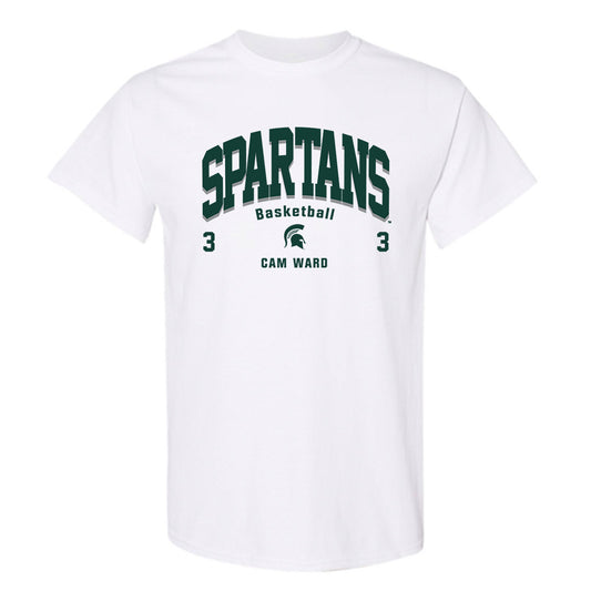 Michigan State - NCAA Men's Basketball : Cam Ward - Classic Fashion Shersey T-Shirt-0