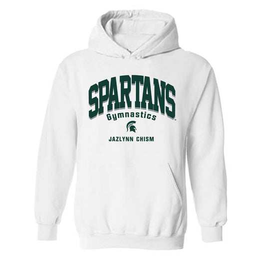 Michigan State - NCAA Women's Gymnastics : Jazlynn Chism - Classic Fashion Shersey Hooded Sweatshirt-0