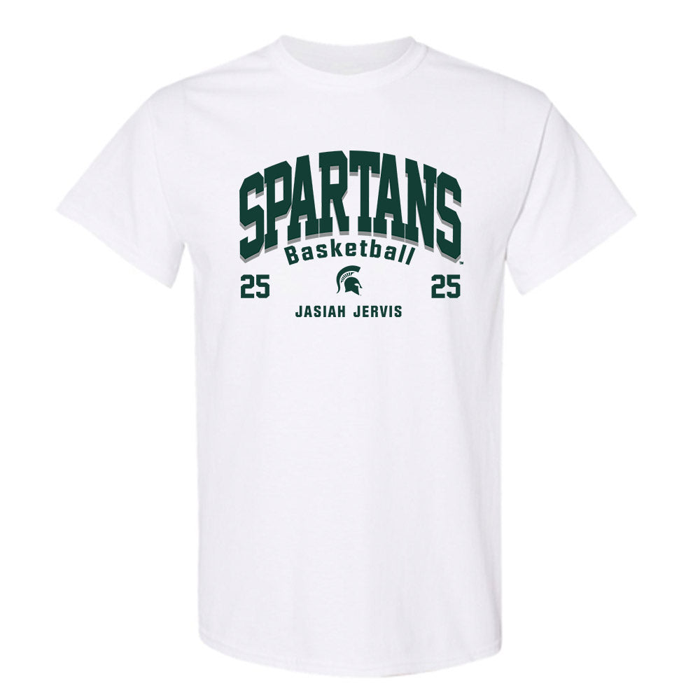 Michigan State - NCAA Men's Basketball : Jasiah Jervis - Classic Fashion Shersey T-Shirt-0