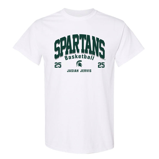 Michigan State - NCAA Men's Basketball : Jasiah Jervis - Classic Fashion Shersey T-Shirt-0