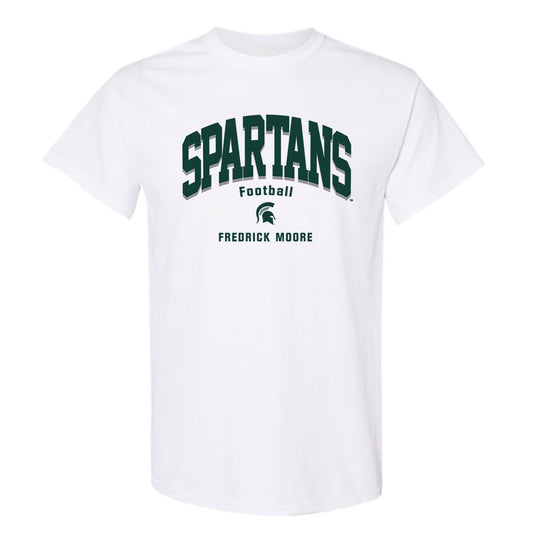 Michigan State - NCAA Football : Fredrick Moore - Classic Fashion Shersey T-Shirt-0