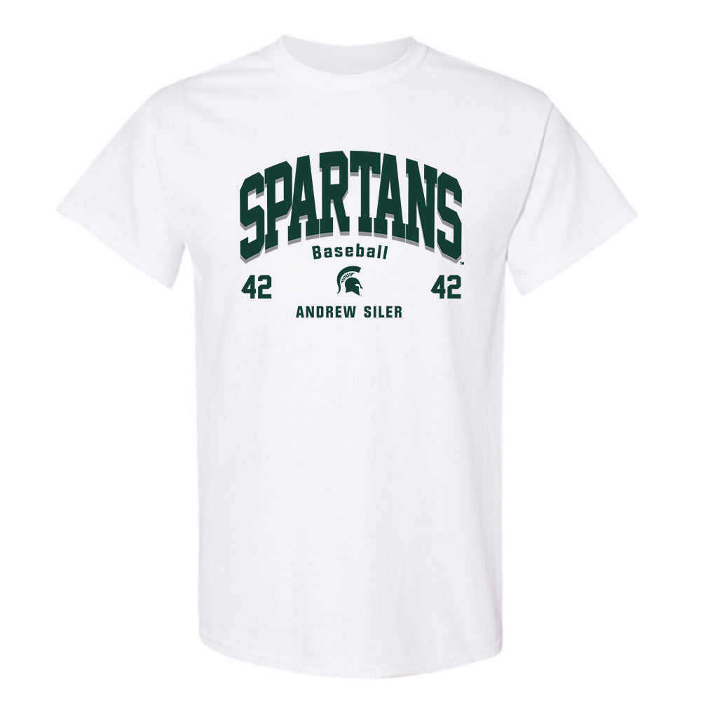 Michigan State - NCAA Baseball : Andrew Siler - Classic Fashion Shersey T-Shirt-0