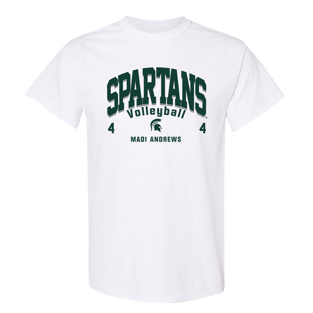 Michigan State - NCAA Women's Volleyball : Madi Andrews - Classic Fashion Shersey T-Shirt-0