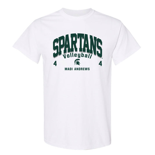 Michigan State - NCAA Women's Volleyball : Madi Andrews - Classic Fashion Shersey T-Shirt-0