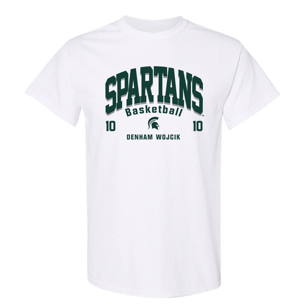 Michigan State - NCAA Men's Basketball : Denham Wojcik - Classic Fashion Shersey T-Shirt-0