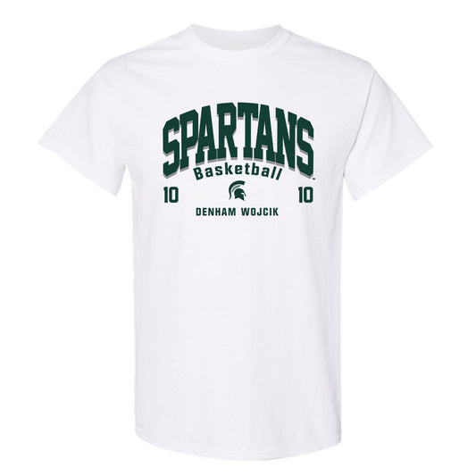 Michigan State - NCAA Men's Basketball : Denham Wojcik - Classic Fashion Shersey T-Shirt-0