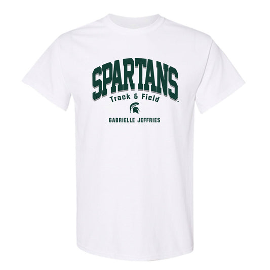Michigan State - NCAA Women's Track & Field : Gabrielle Jeffries - Classic Fashion Shersey T-Shirt-0