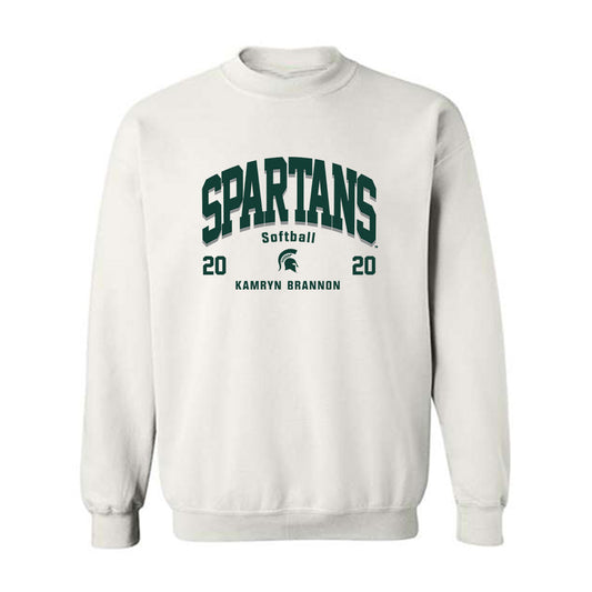 Michigan State - NCAA Softball : Kamryn Brannon - Classic Fashion Shersey Crewneck Sweatshirt-0