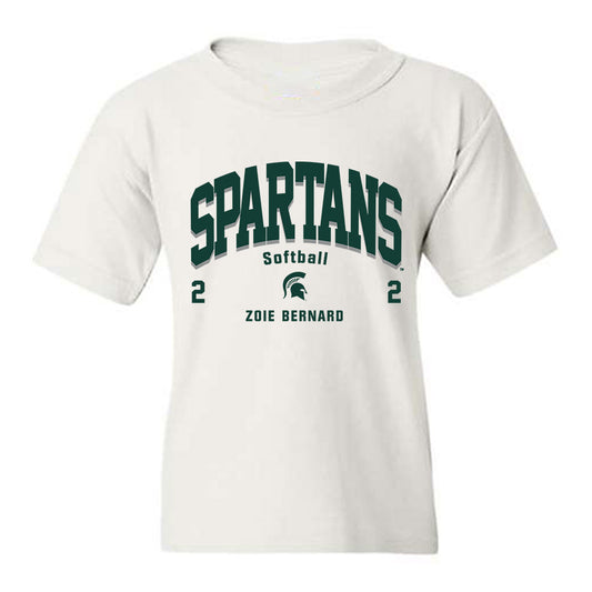 Michigan State - NCAA Softball : Zoie Bernard - Classic Fashion Shersey Youth T-Shirt-0