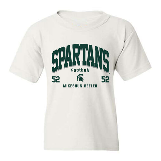 Michigan State - NCAA Football : Mikeshun Beeler - Classic Fashion Shersey Youth T-Shirt