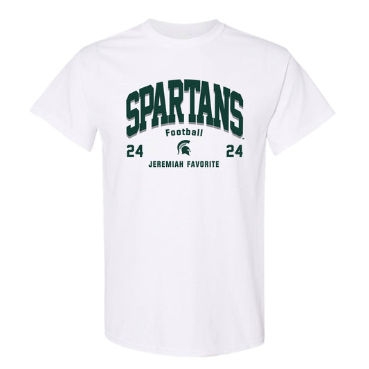 Michigan State - NCAA Football : Jeremiah Favorite - Classic Fashion Shersey T-Shirt-0