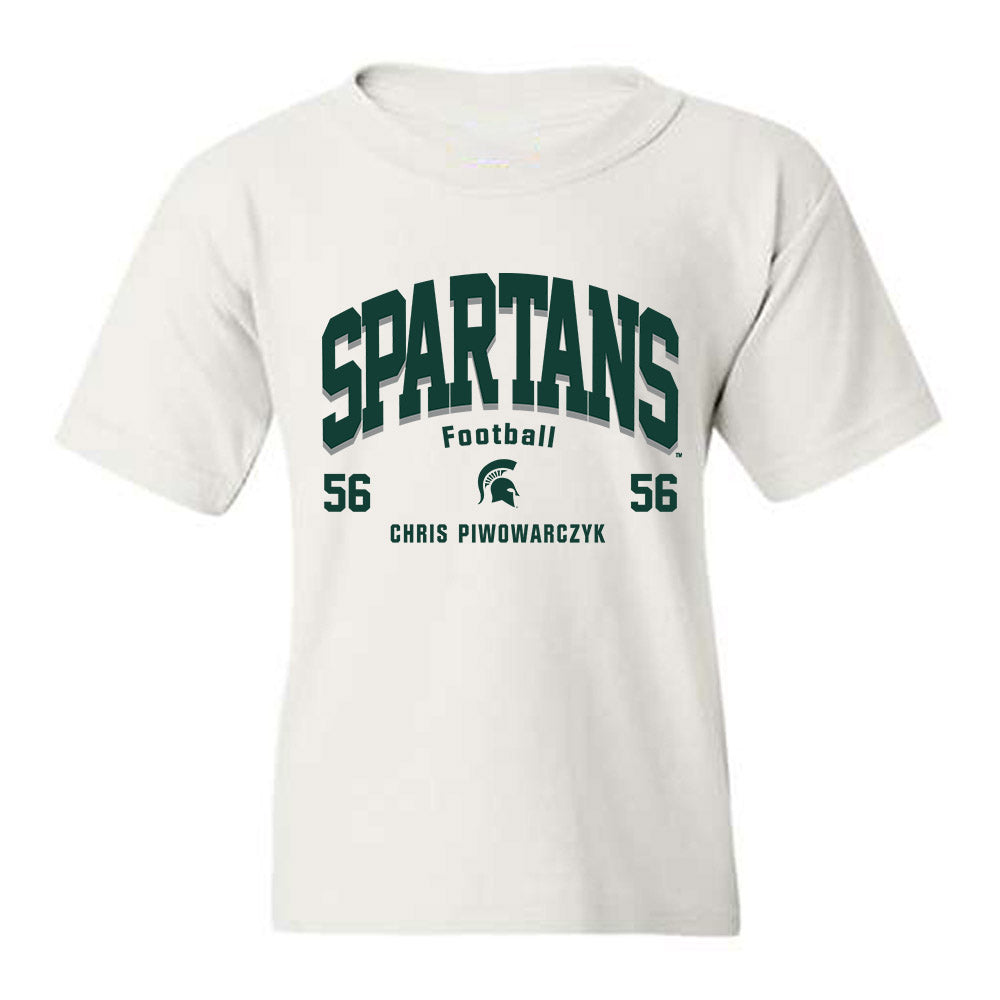 Michigan State - NCAA Football : Chris Piwowarczyk - Classic Fashion Shersey Youth T-Shirt-0