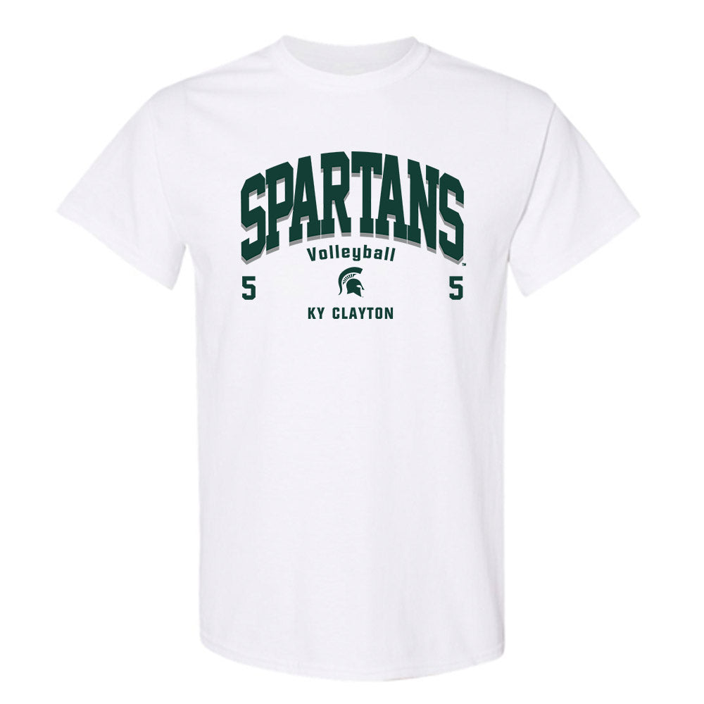 Michigan State - NCAA Women's Volleyball : Ky Clayton - Classic Fashion Shersey T-Shirt