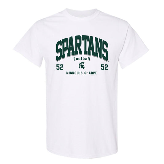 Michigan State - NCAA Football : Nickolus Sharpe - Classic Fashion Shersey T-Shirt-0