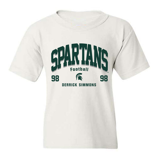 Michigan State - NCAA Football : Derrick Simmons - Classic Fashion Shersey Youth T-Shirt-0