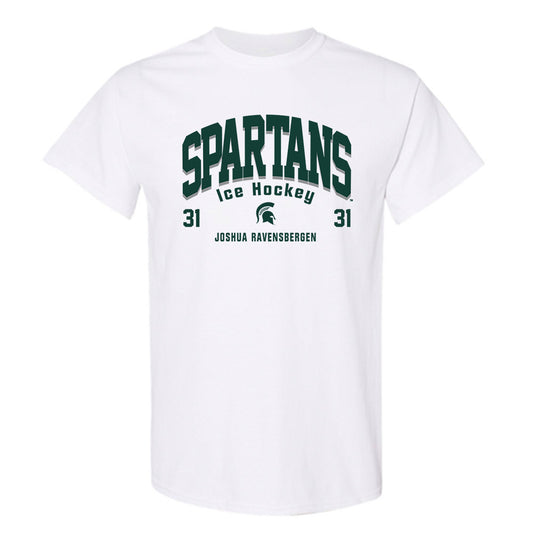 Michigan State - NCAA Men's Ice Hockey : Joshua Ravensbergen - Classic Fashion Shersey T-Shirt-0
