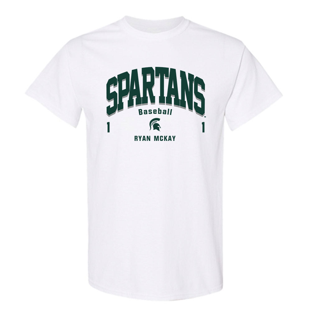 Michigan State - NCAA Baseball : Ryan McKay - Classic Fashion Shersey T-Shirt-0