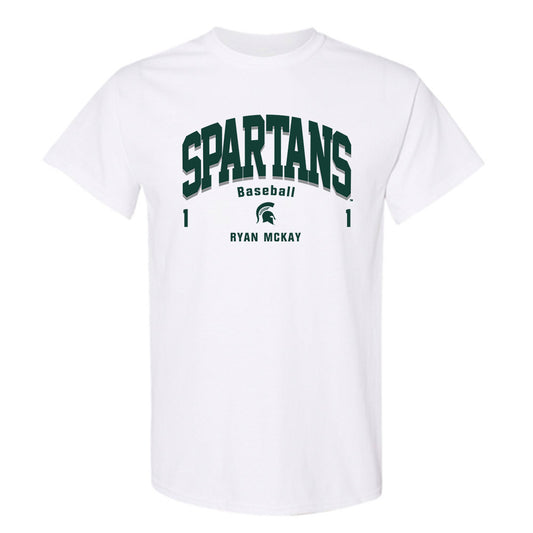 Michigan State - NCAA Baseball : Ryan McKay - Classic Fashion Shersey T-Shirt-0